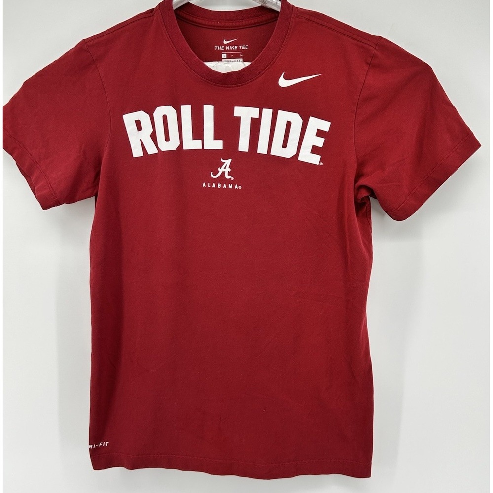 Alabama Crimson Tide Nike Dri Fit Short Sleeve T Shirt Red Men's Size Small